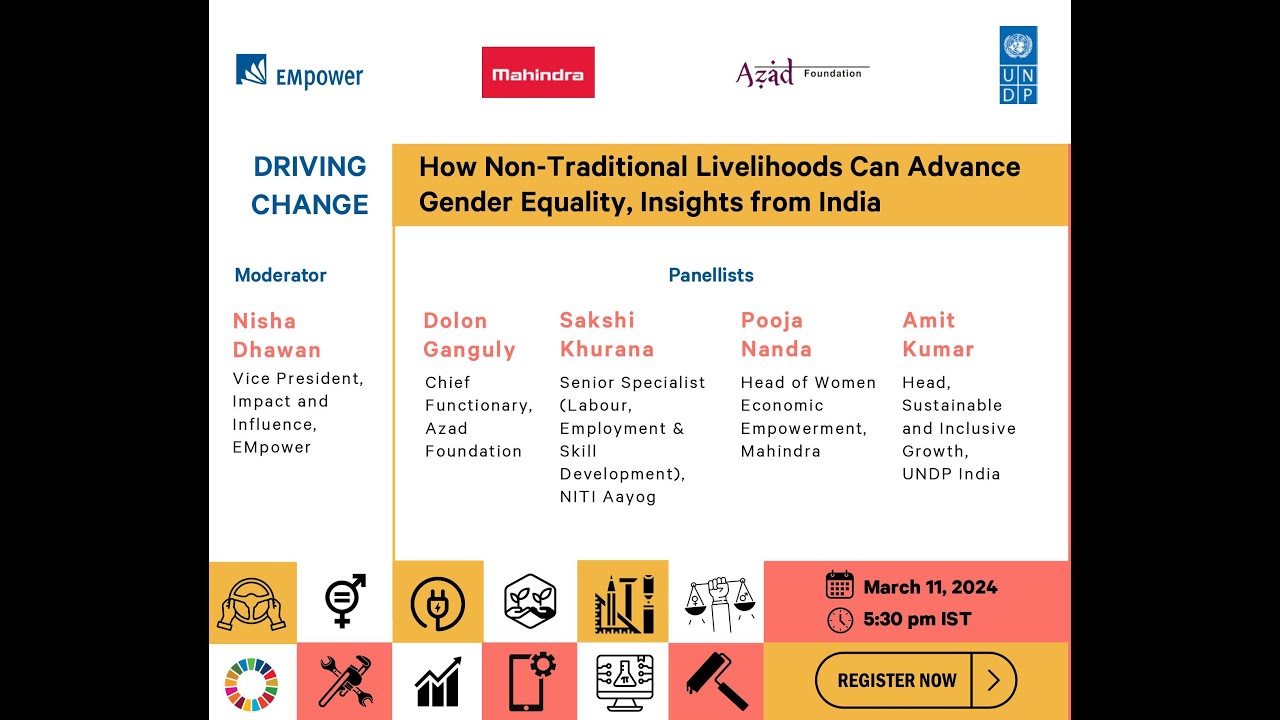 How Non-Traditional Livelihoods can Advance Gender Equality, Insights from India